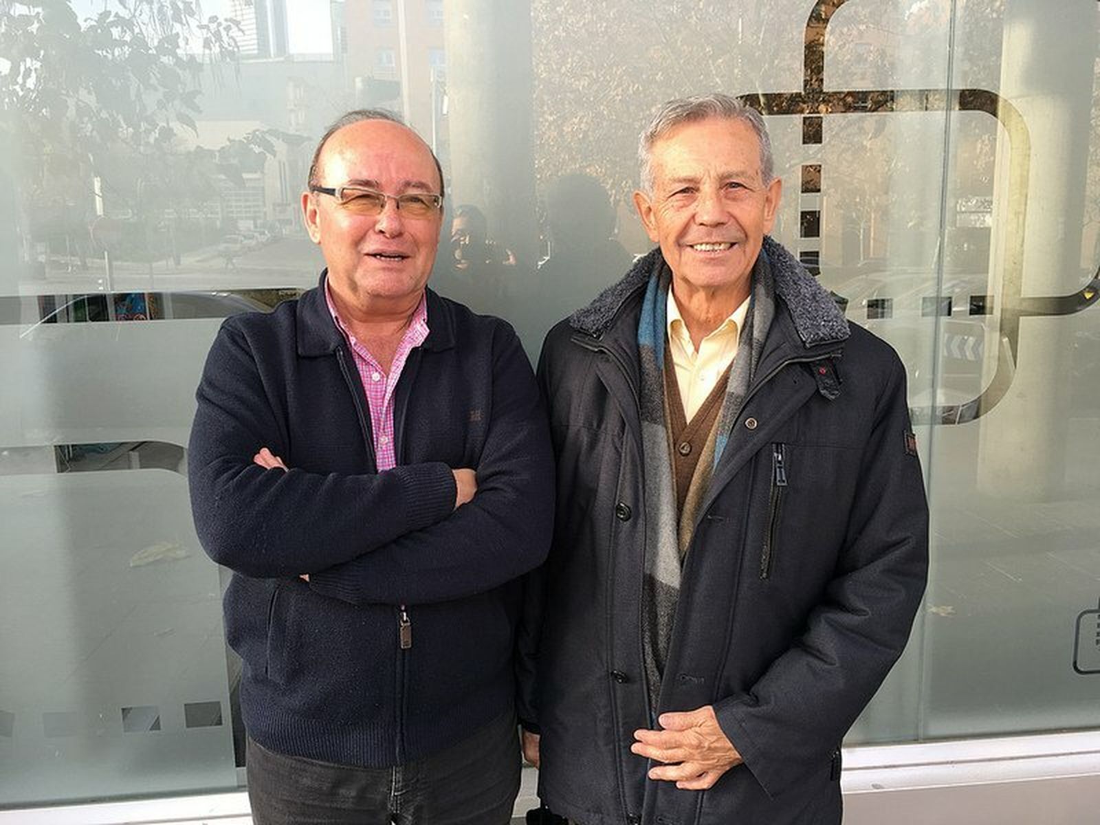 Piñero, con José Manuel Vidal