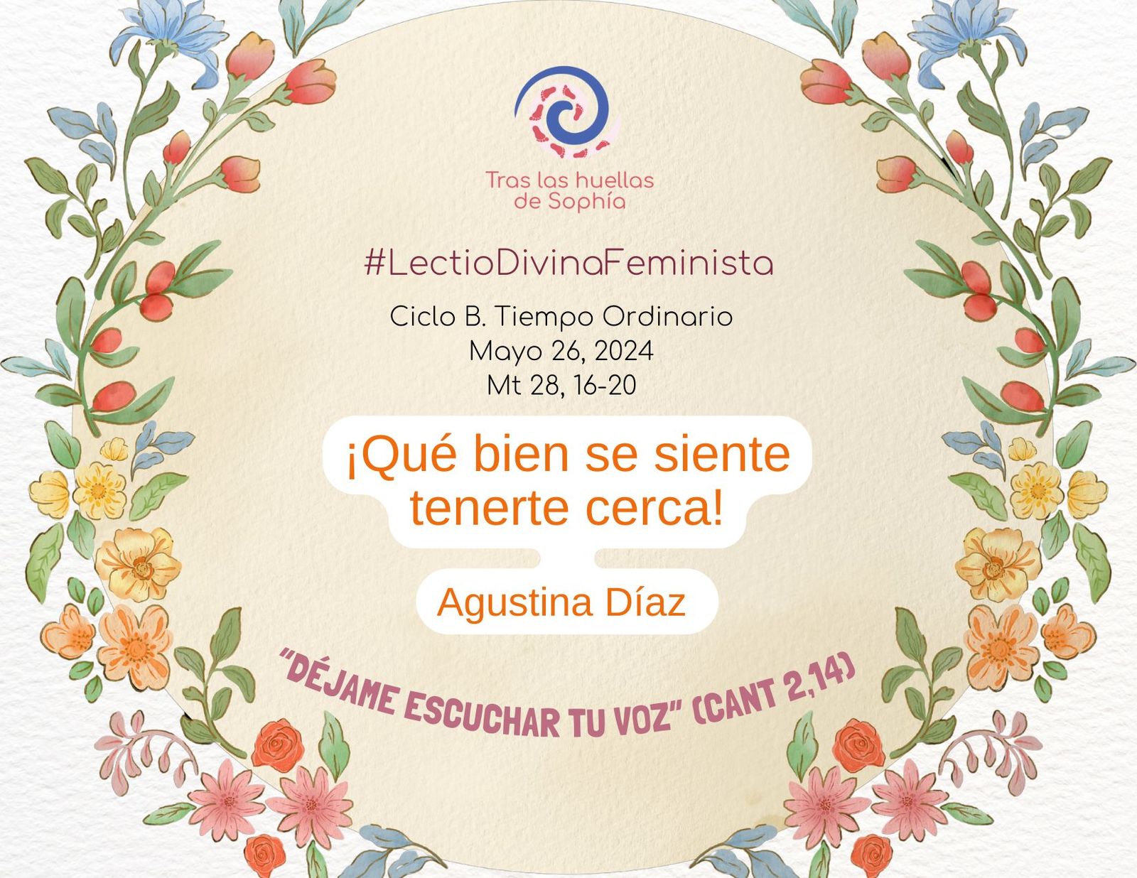 ¡Qué bien se siente tenerte cerca!