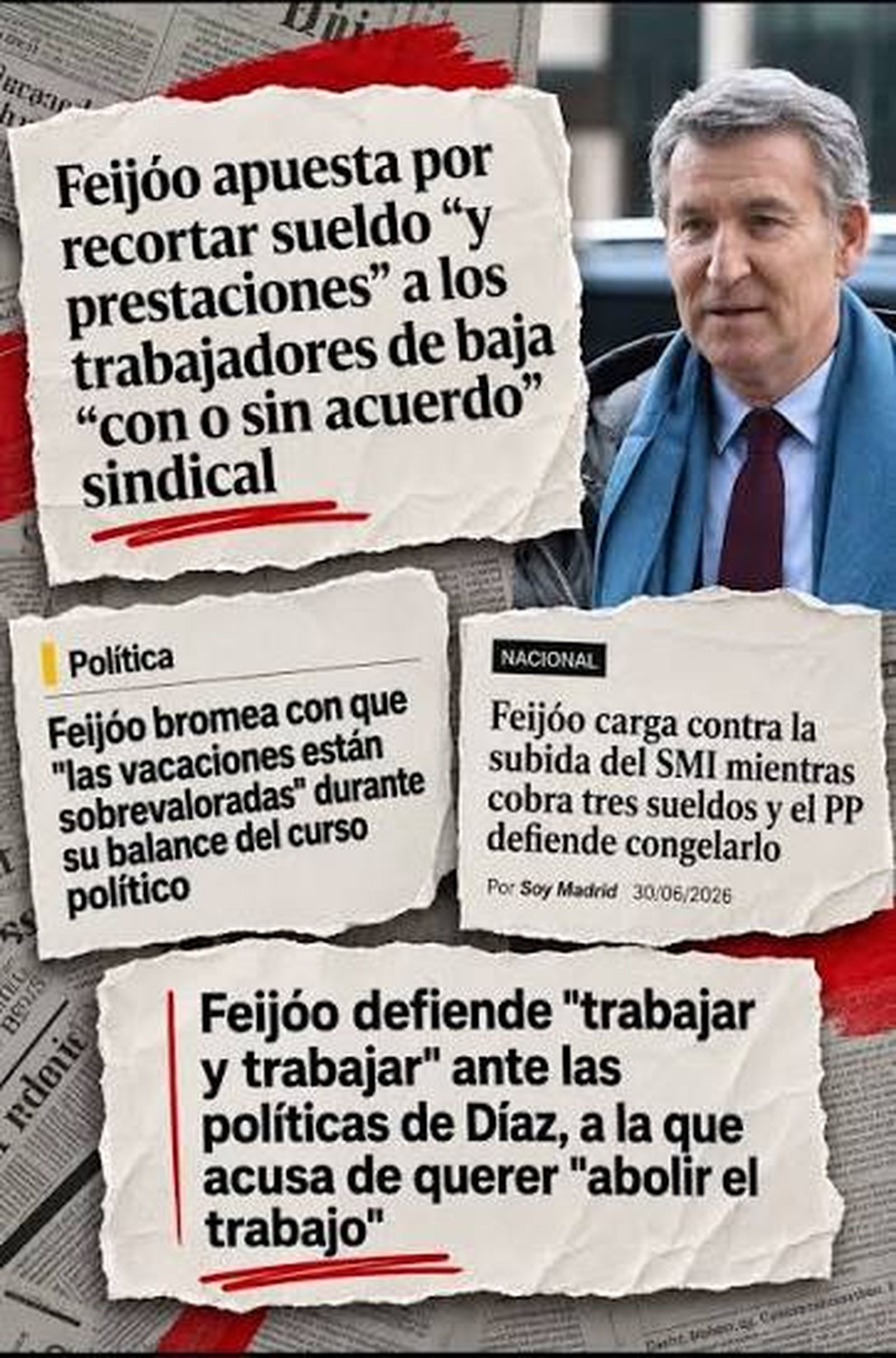 Feijóo y los recortes