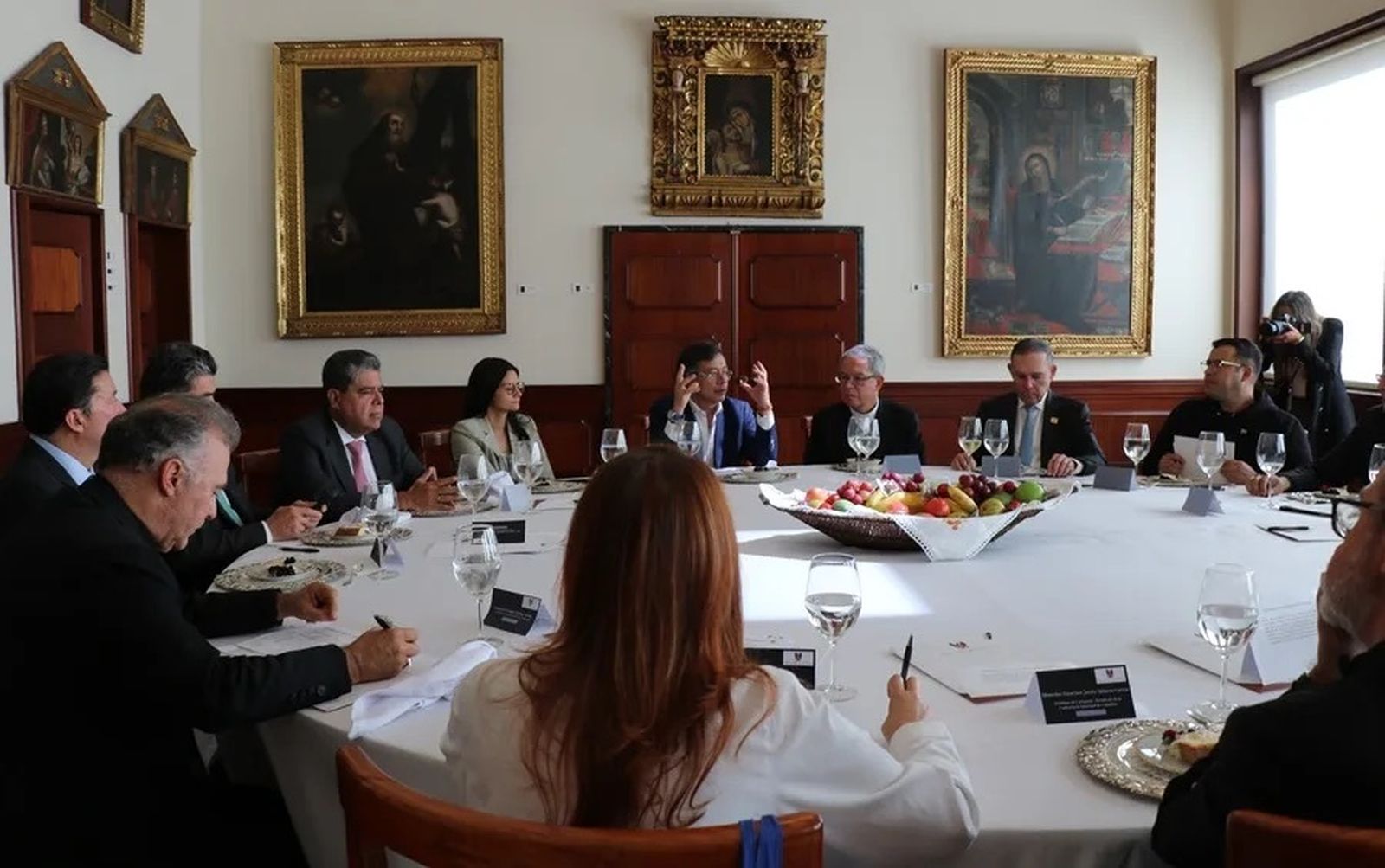 Reunión en la arquidiócesis de Bogotá, Colombia