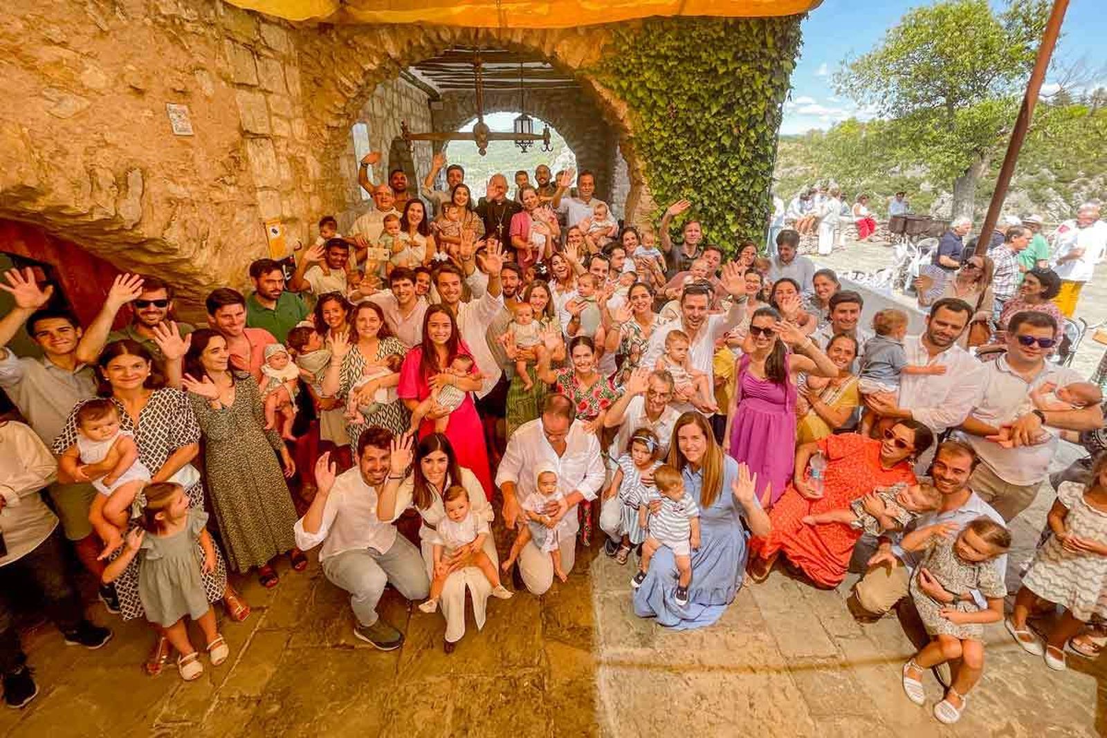 Pérez Pueyo, con las familias