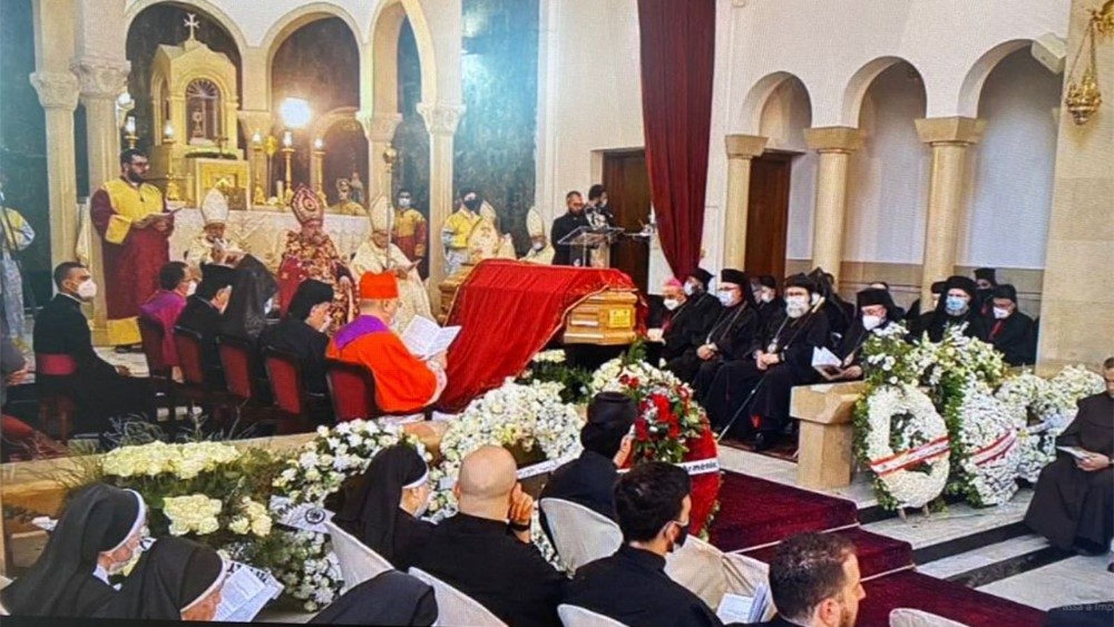 Funeral del patriarca armenio Gregorio Pedro XX