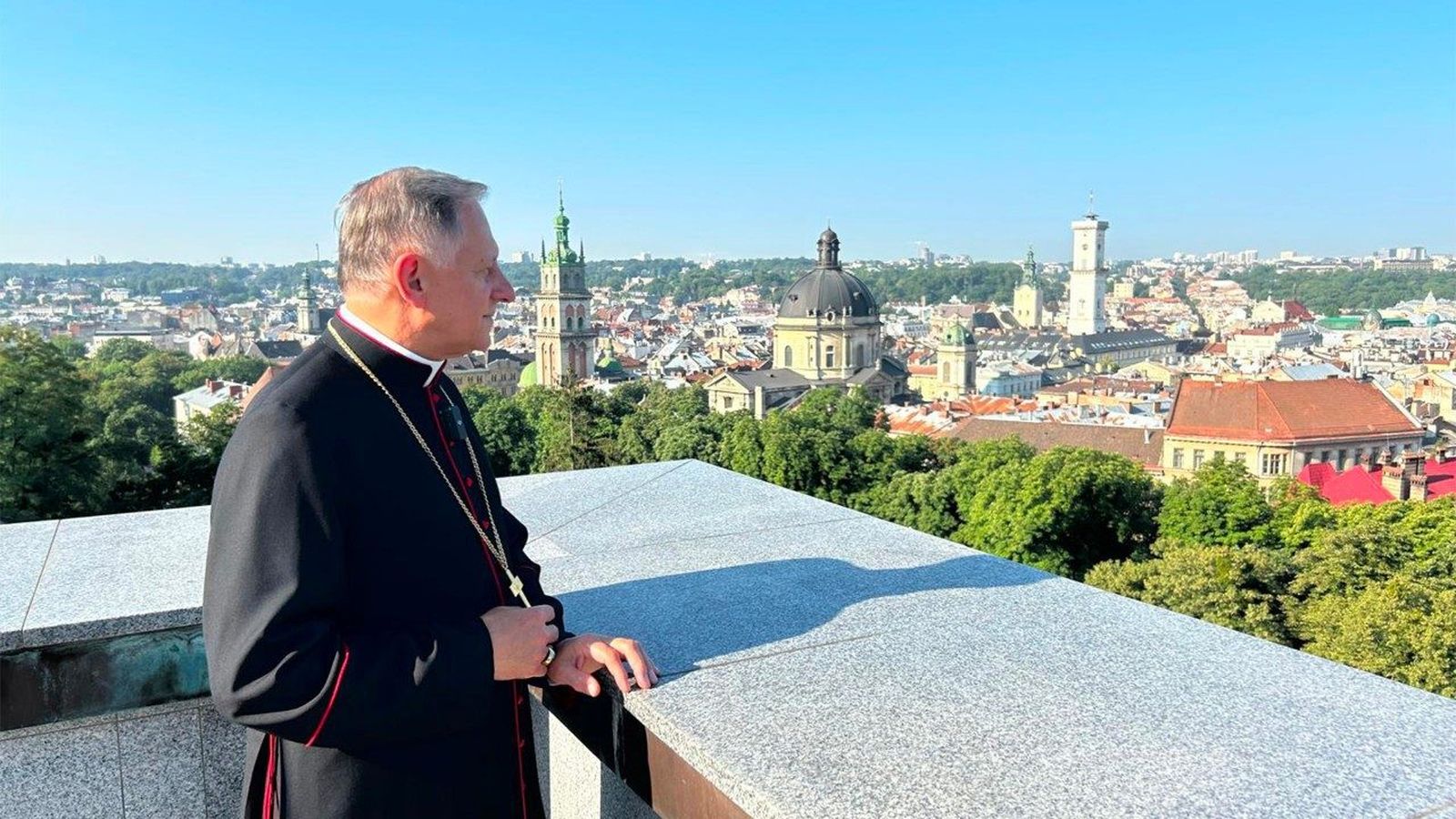 El arzobispo católico latino de Leópolis, Mieczysław Mokrzycki