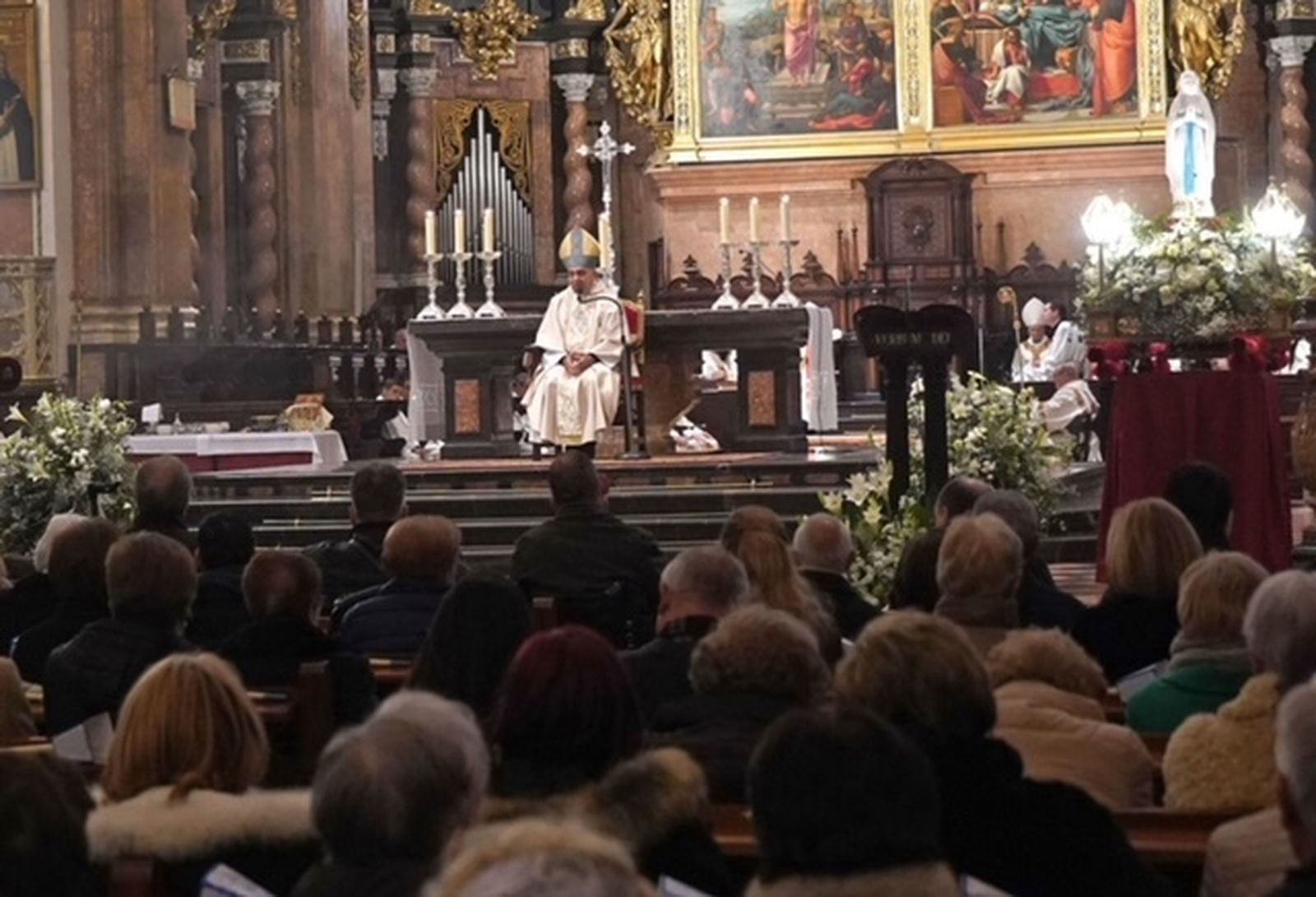 Monseñor Benavent. Misa por los Enfermos