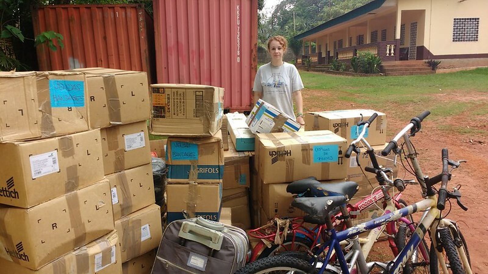 Recepción de alimentos en Bangassou