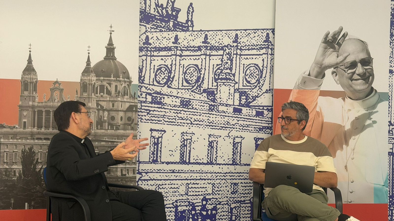 Cobo, durante la entrevista