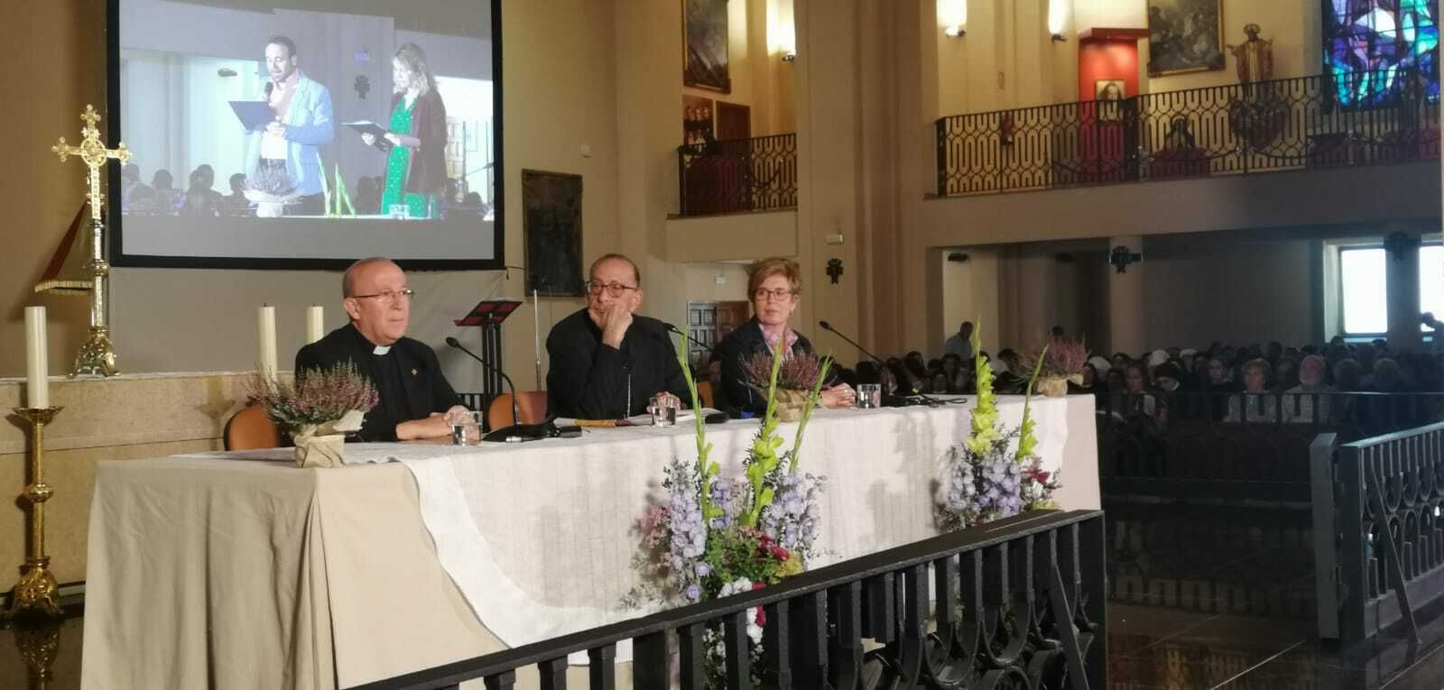 Omella, durante su intervención en el Cerro de los Ángeles