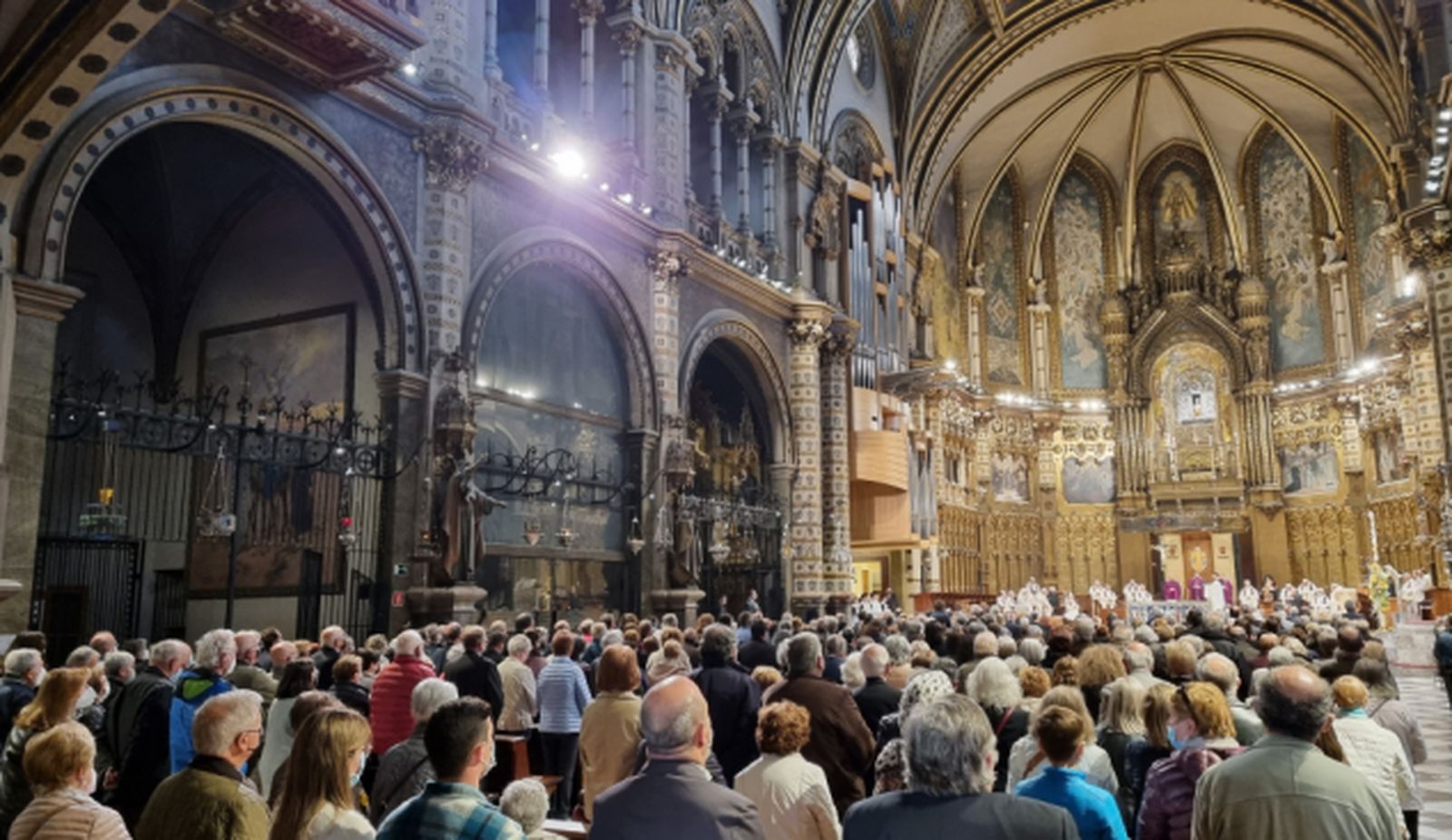 El funeral del P. Massot