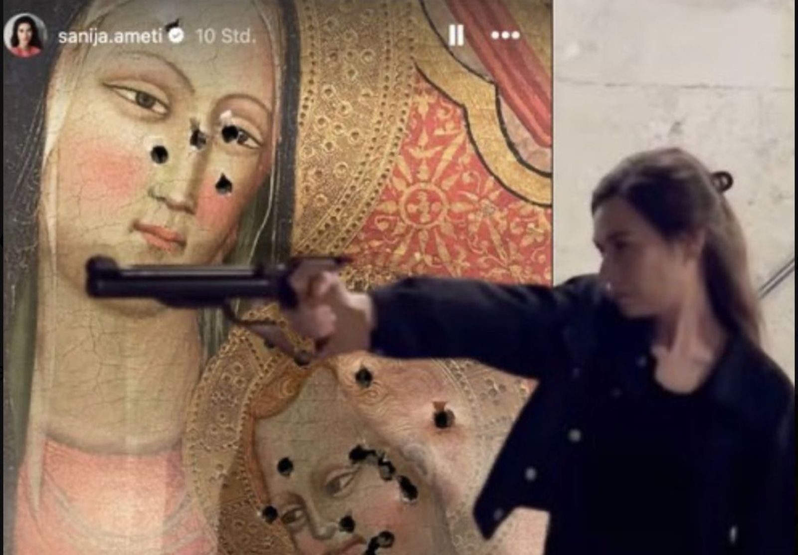 Una política suiza, obligada a dimitir tras disparar a una imagen de la Virgen y el niño Jesús