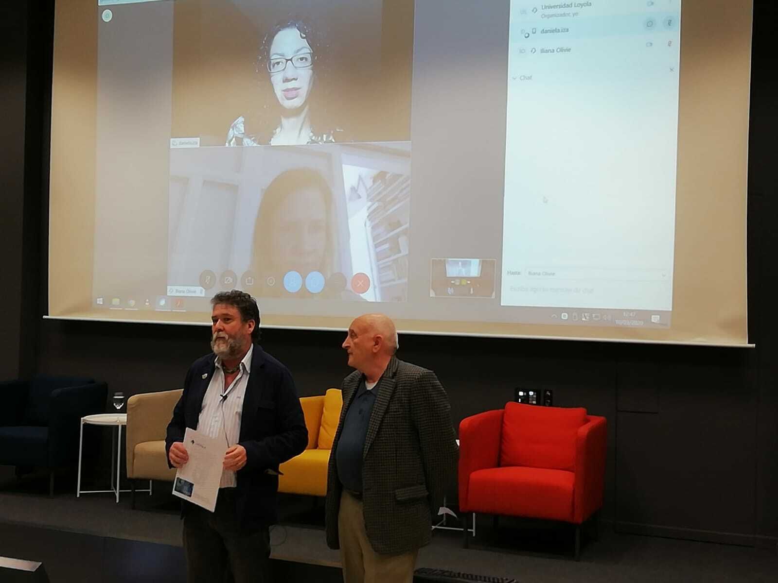 Entrega virtual del premio a la Investigación en desarrollo a la investigadora mexicana Daniela González Iza