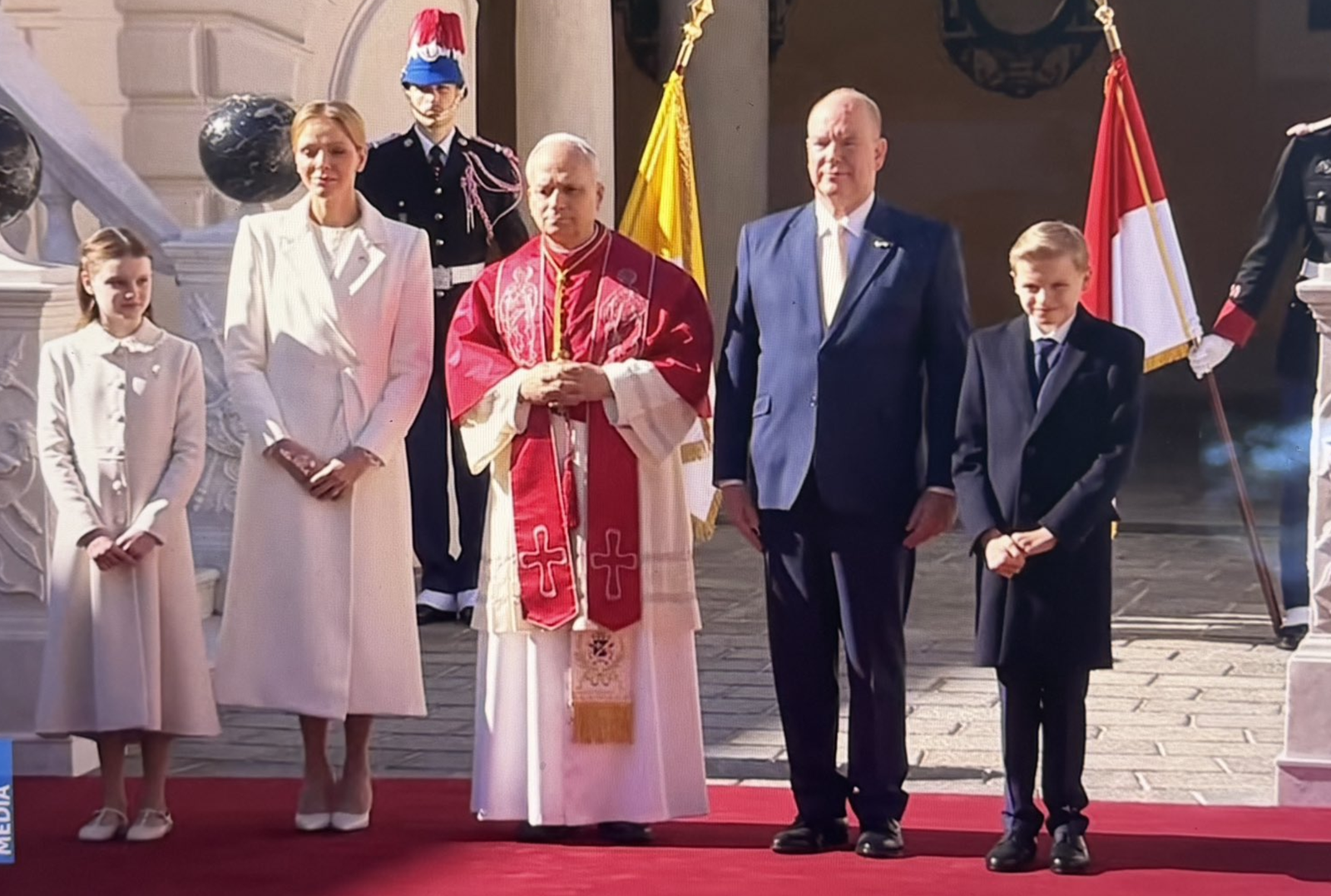 Papa y Príncipes de Mónaco