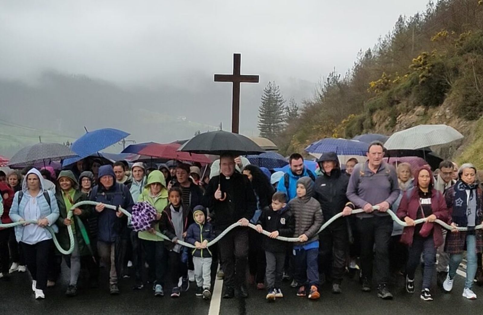 Vía Crucis a Arantzazu con Fernando Prado