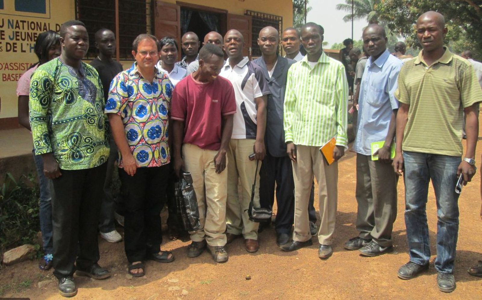José Carlos Rodríguez, en Bangui