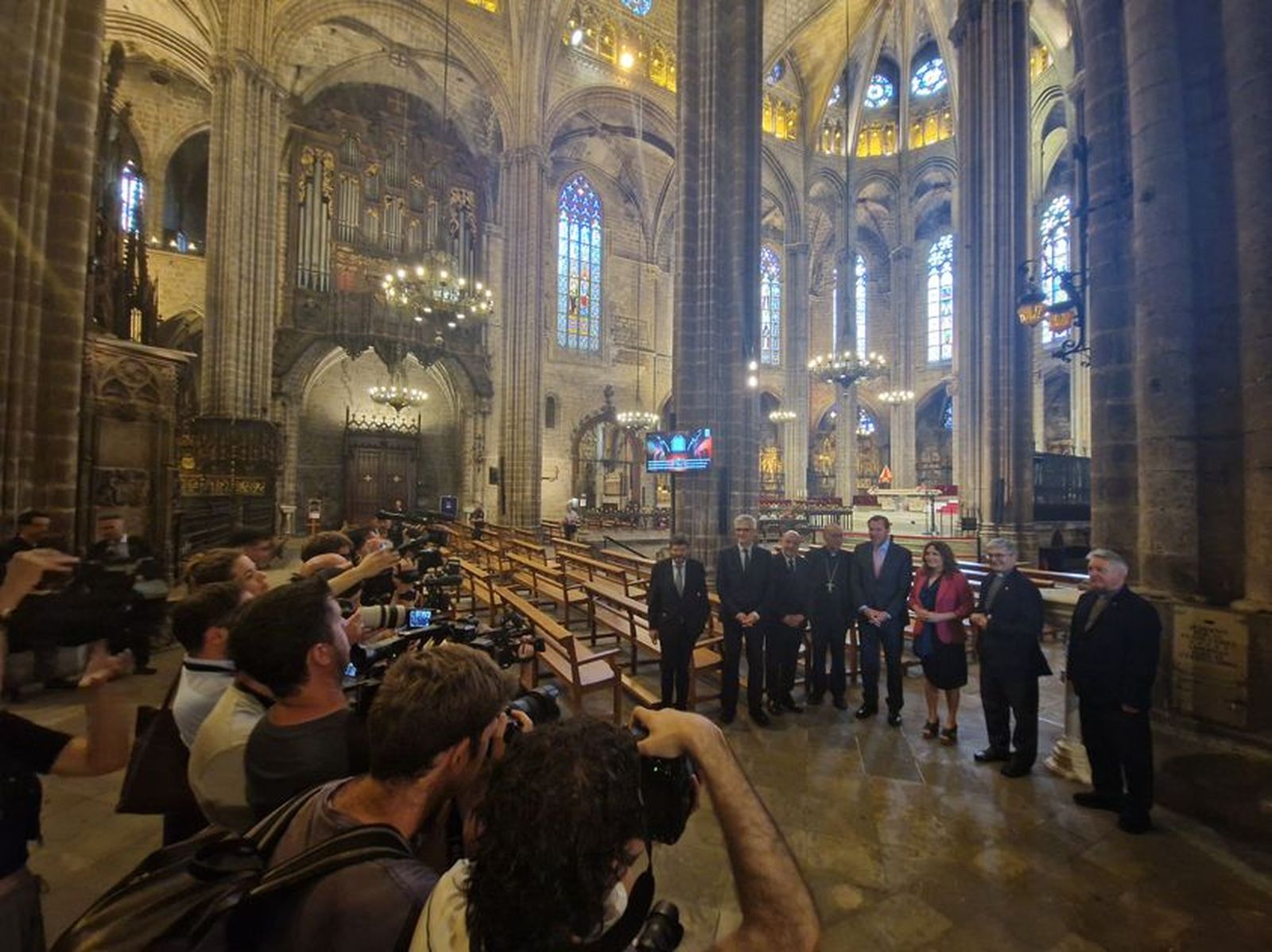 Presentación de las obras de restauración