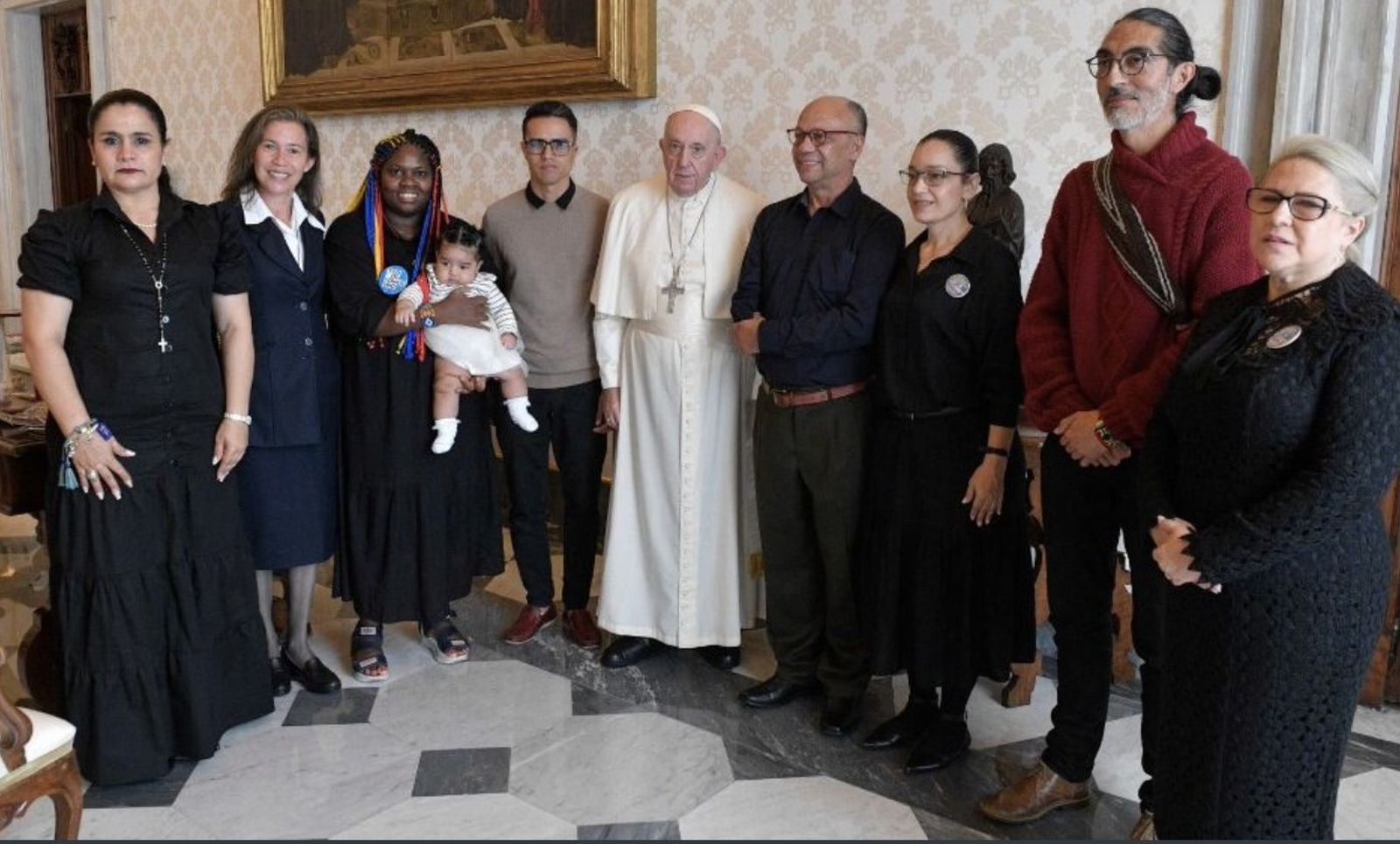 El Papa, con las víctimas del conflicto armado