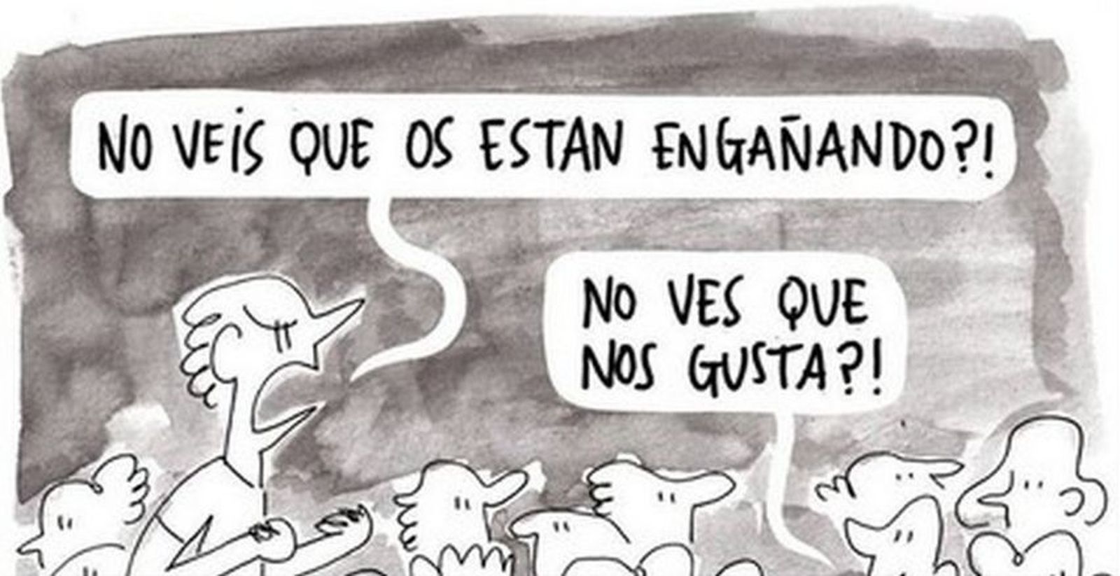 Nos gusta que nos engañen