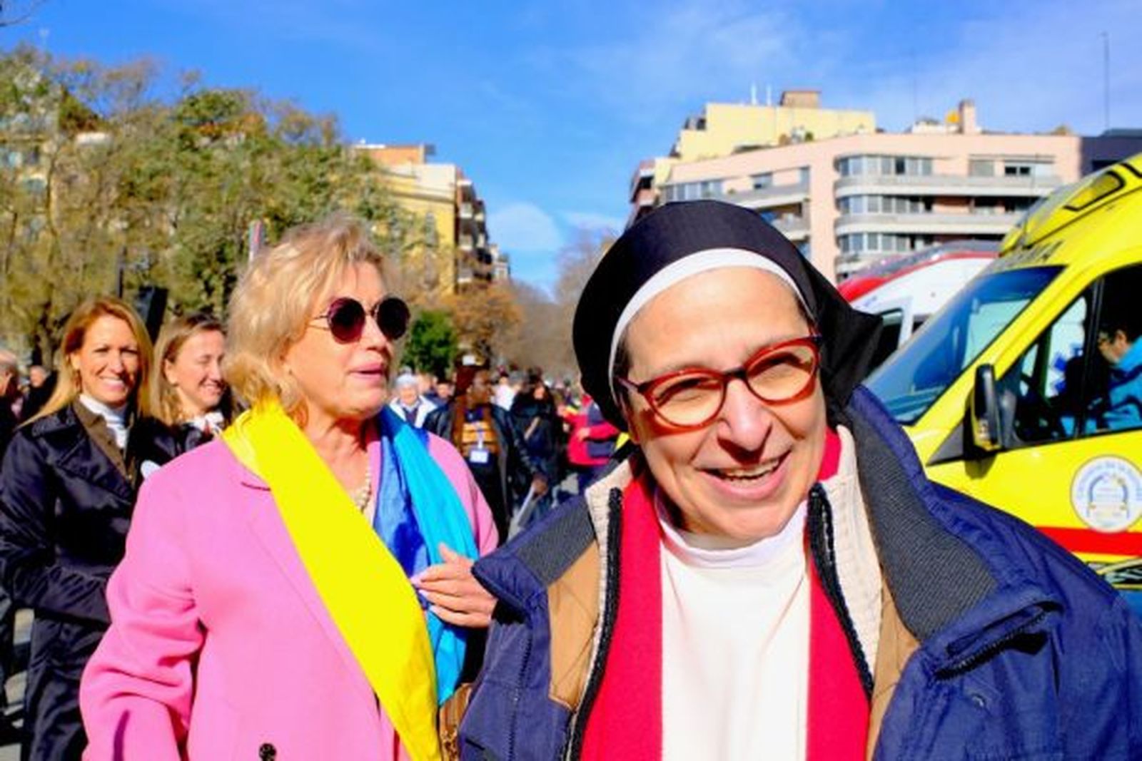 Lucía Caram, este viernes en Barcelona.