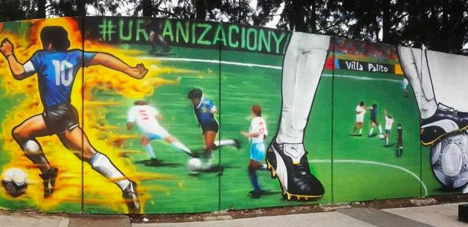 Mural de Maradona
