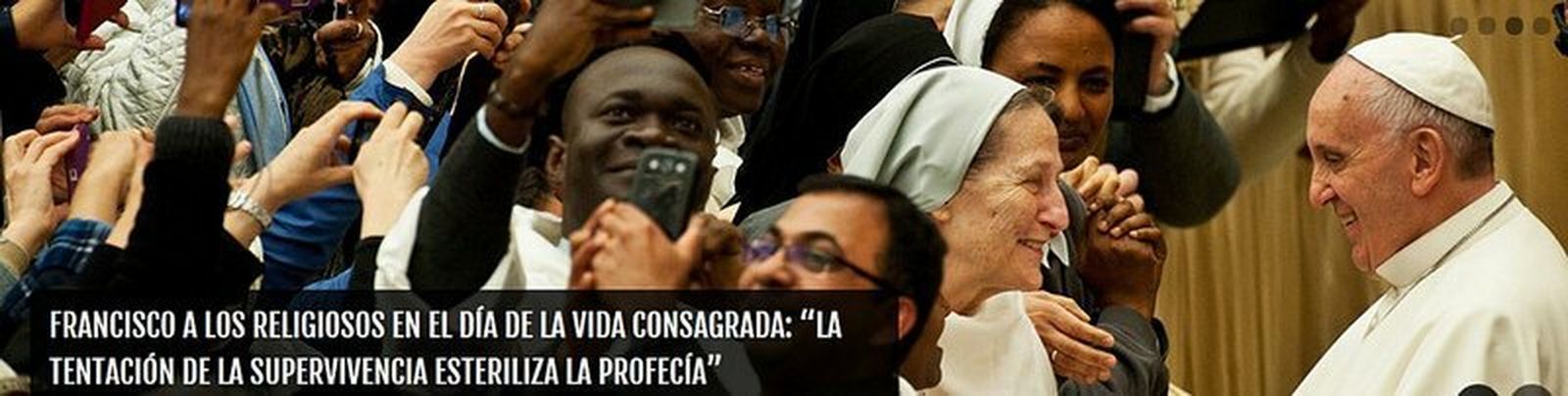 Papa y vida religiosa