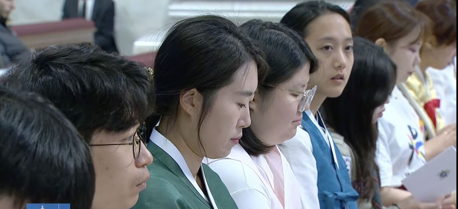 Jóvenes surcoreanos en San Pedro