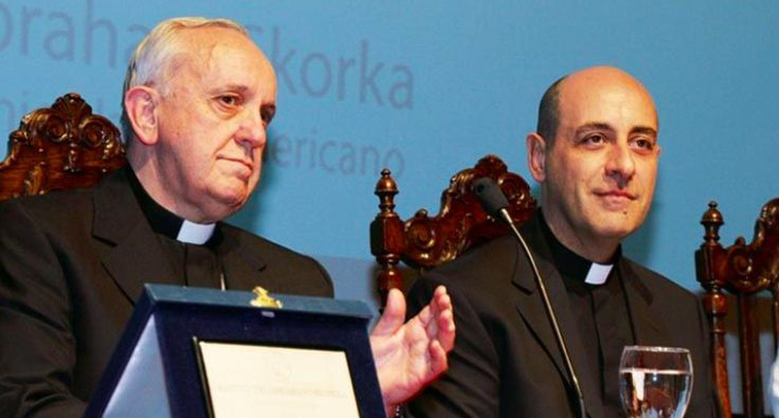 Víctor Manuel Fernández, con Bergoglio