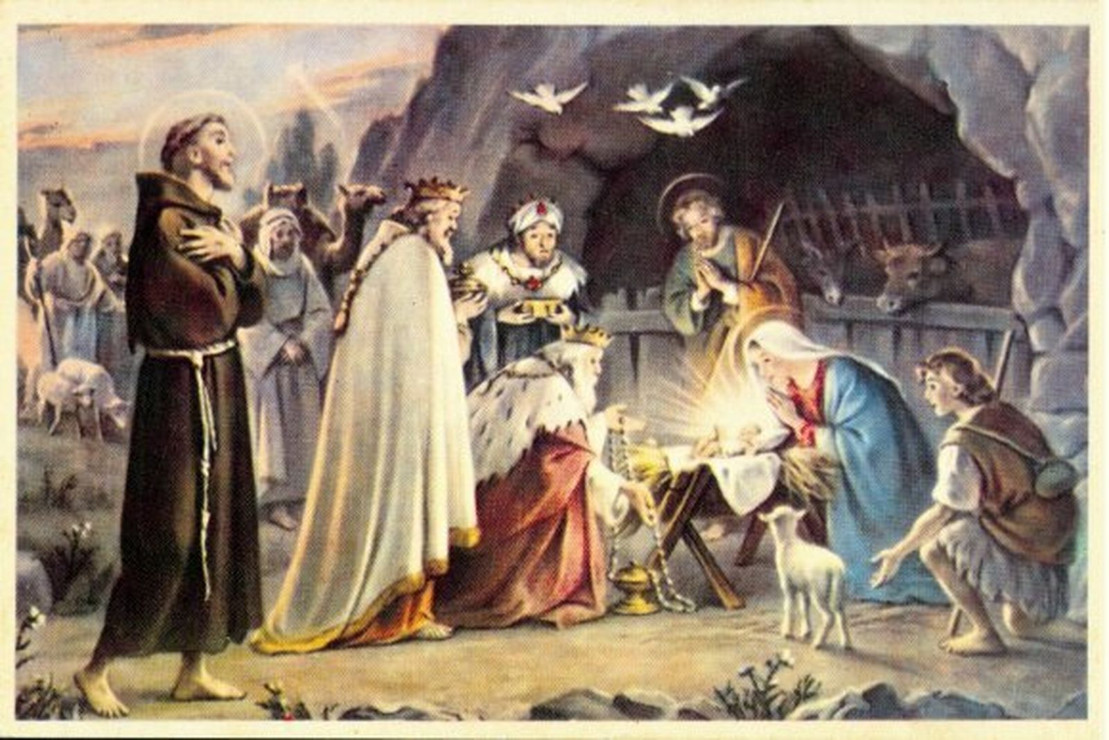 San Francisco de Asís y el primer belén viviente