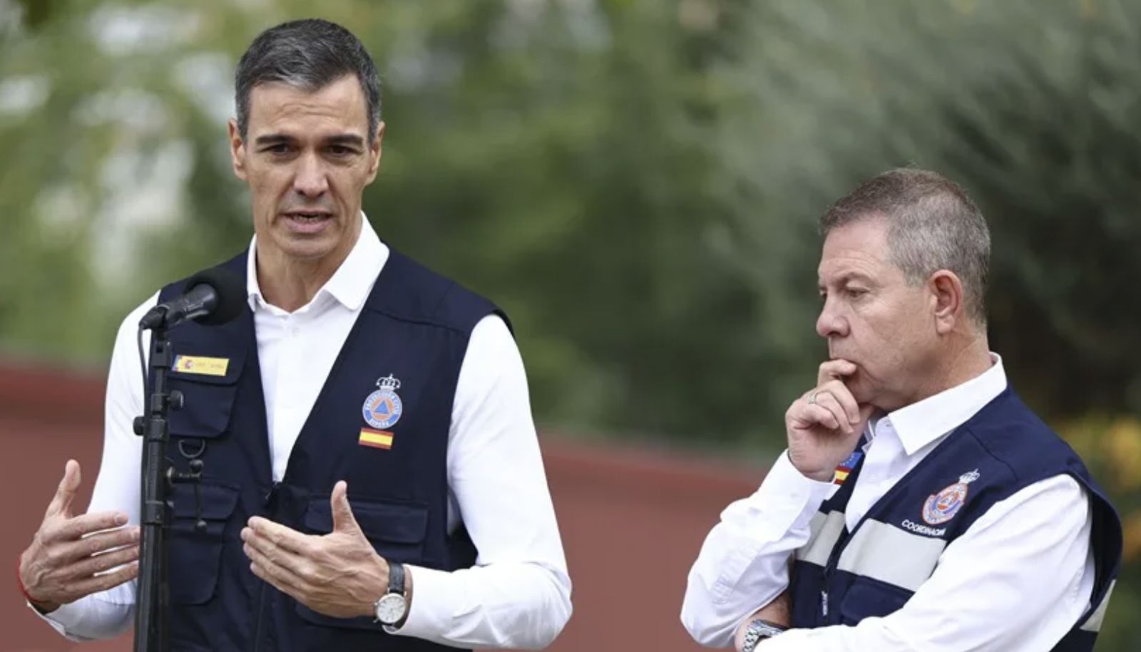 Pedro Sánchez y García Page