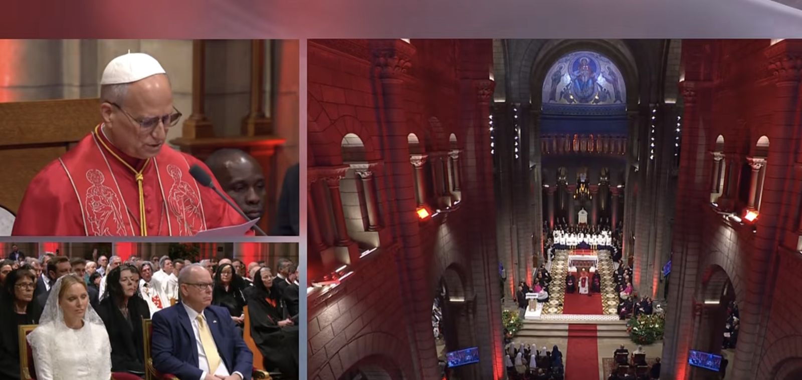El Papa en la catedral de Mónaco