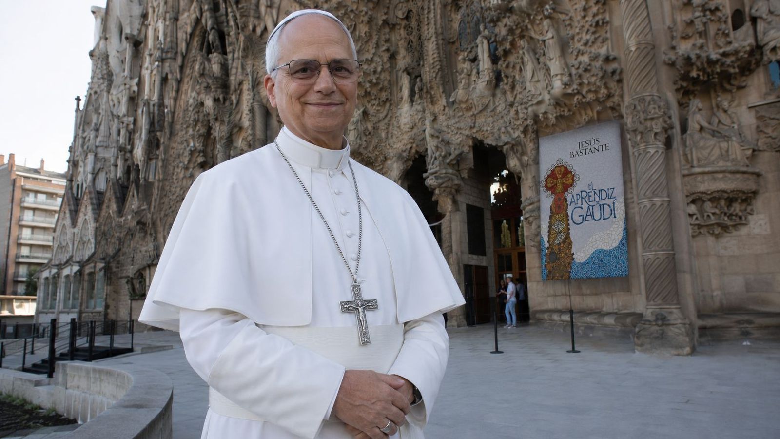 Prevost, en la Sagrada Familia, en una imagen de IA