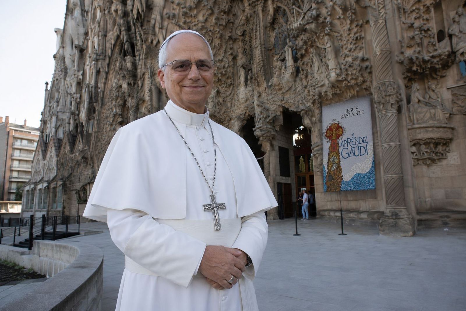 Prevost, en la Sagrada Familia, en una imagen de IA