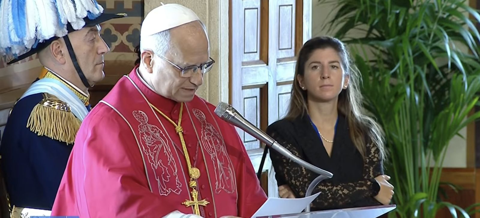 Primer discurso del Papa en San Marino