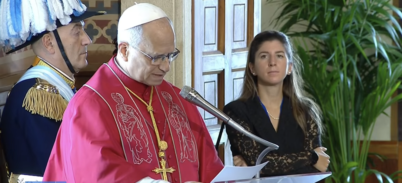 Primer discurso del Papa en San Marino
