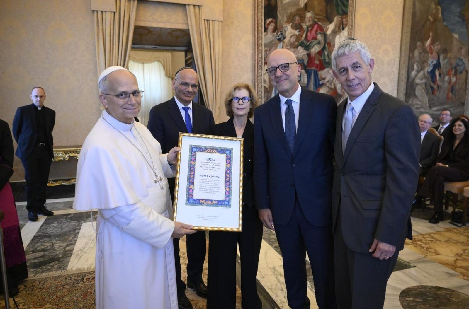 El Papa, con el Comité Judío Estadounidense
