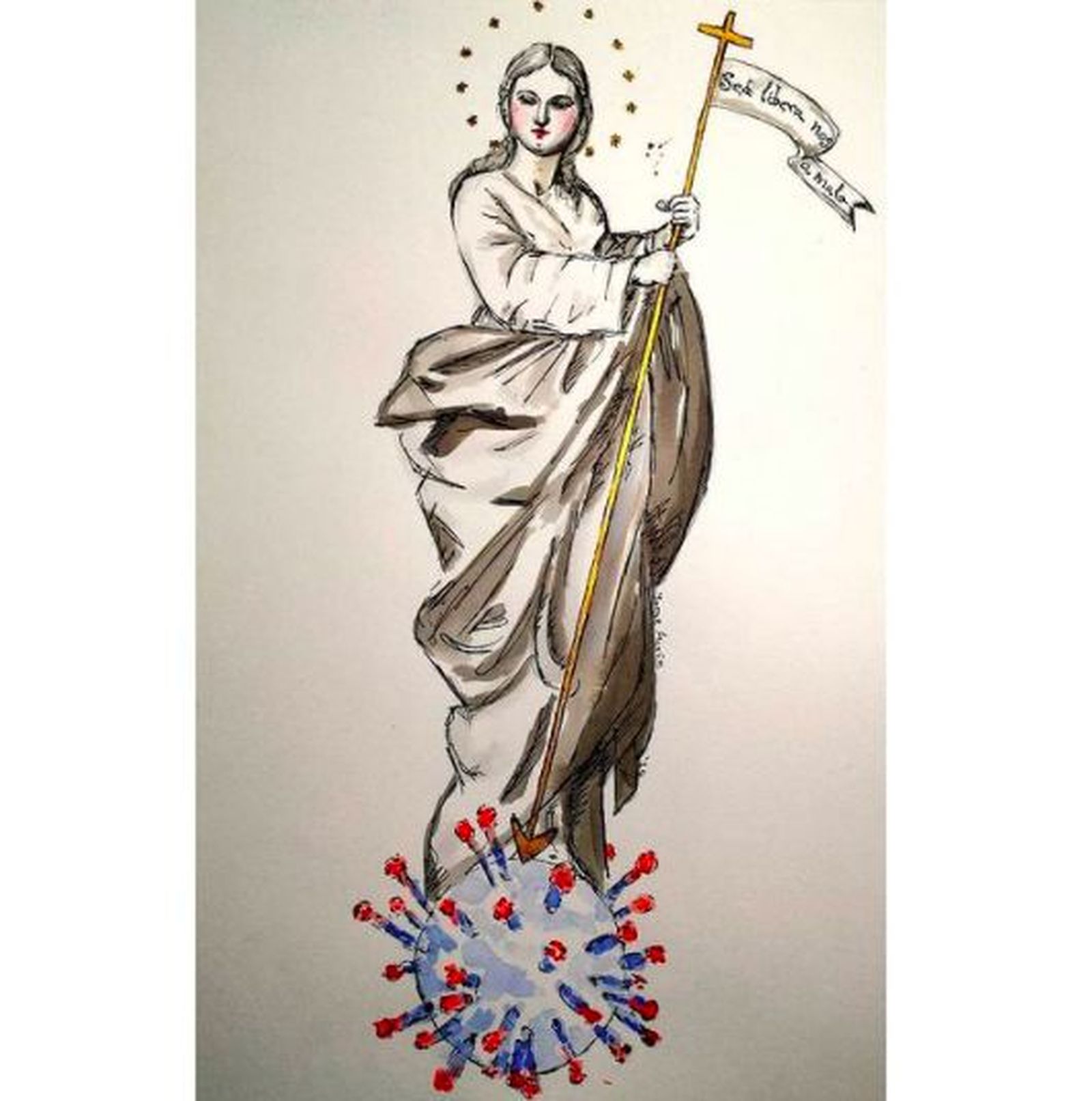 Inmaculada y coronavirus