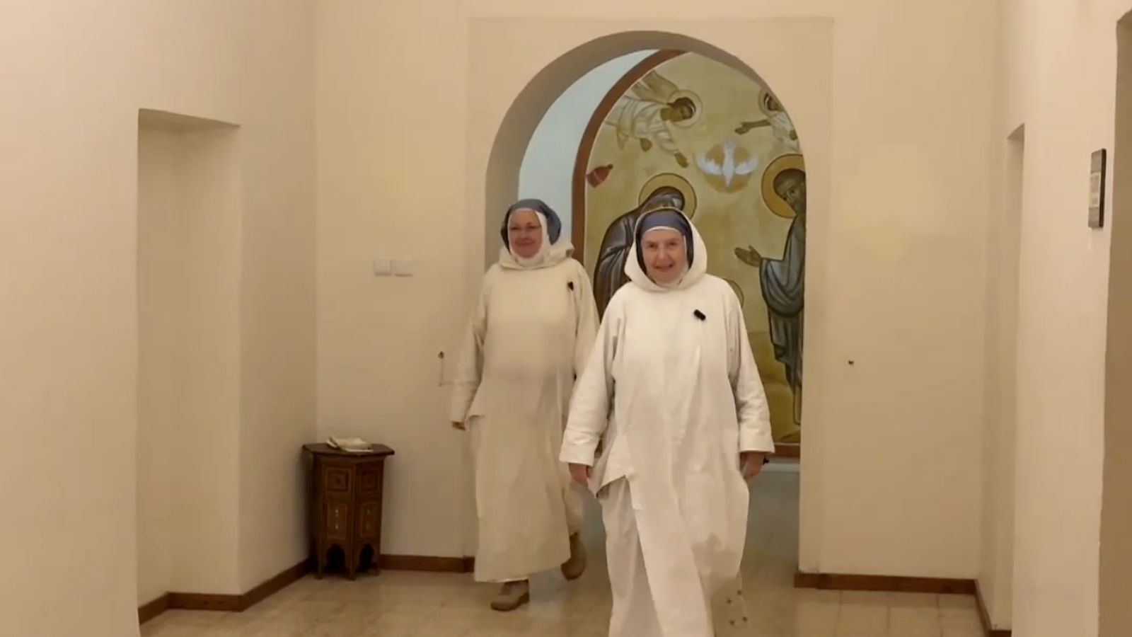 Monjas en Deir Rafat