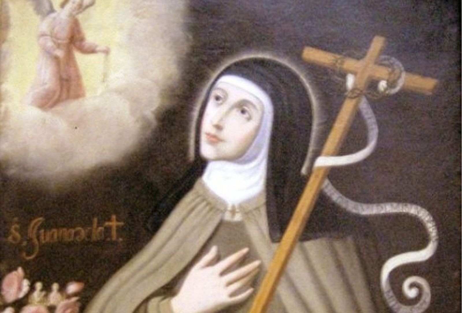 Imagen de la nueva beata, en una pintura de autor desconocido