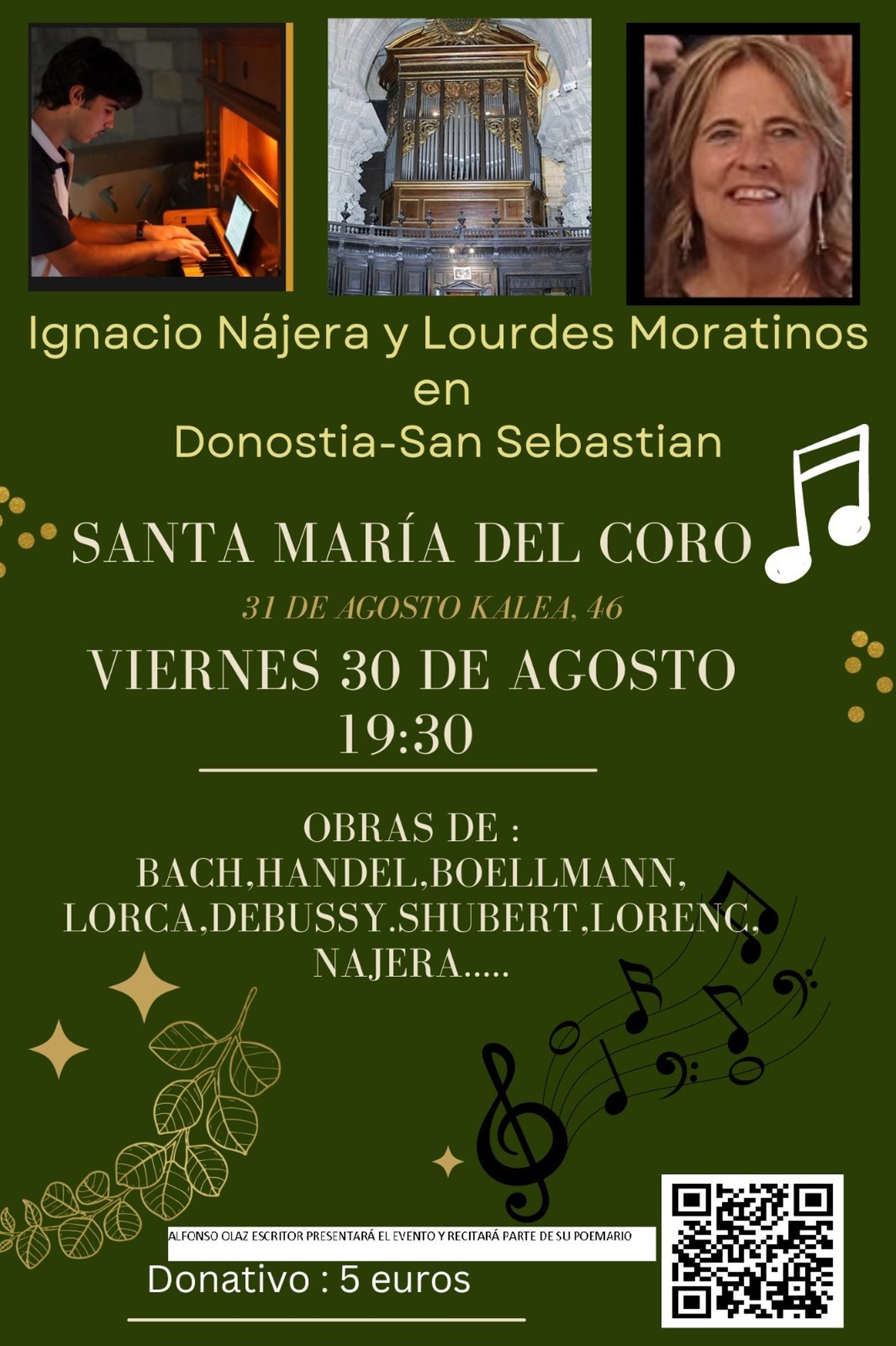 PROGRAMA SANTA MARIA DEL CORO. AGOSTO 2024