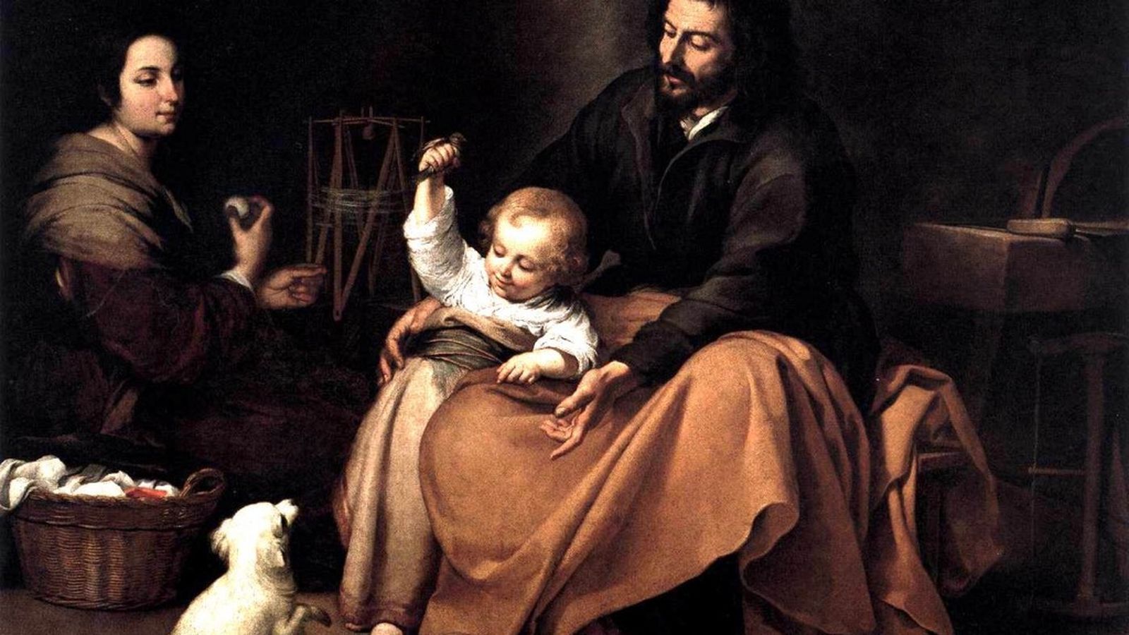 Sagrada Familia del pajarito. Esteban Murillo