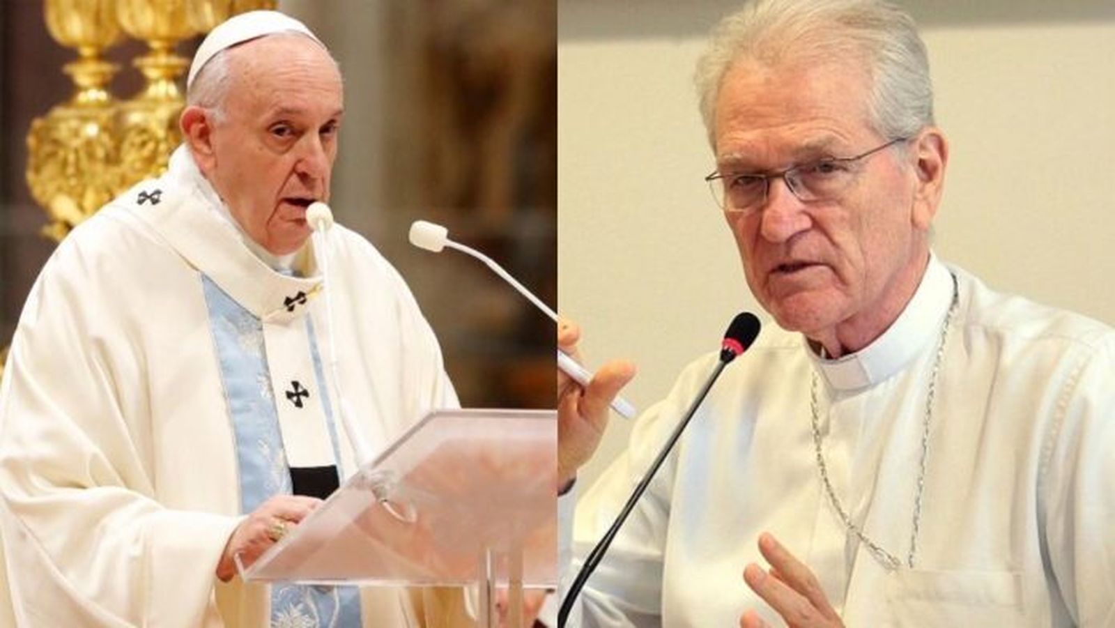 El Papa Francisco y Monseñor Leonardo Steiner