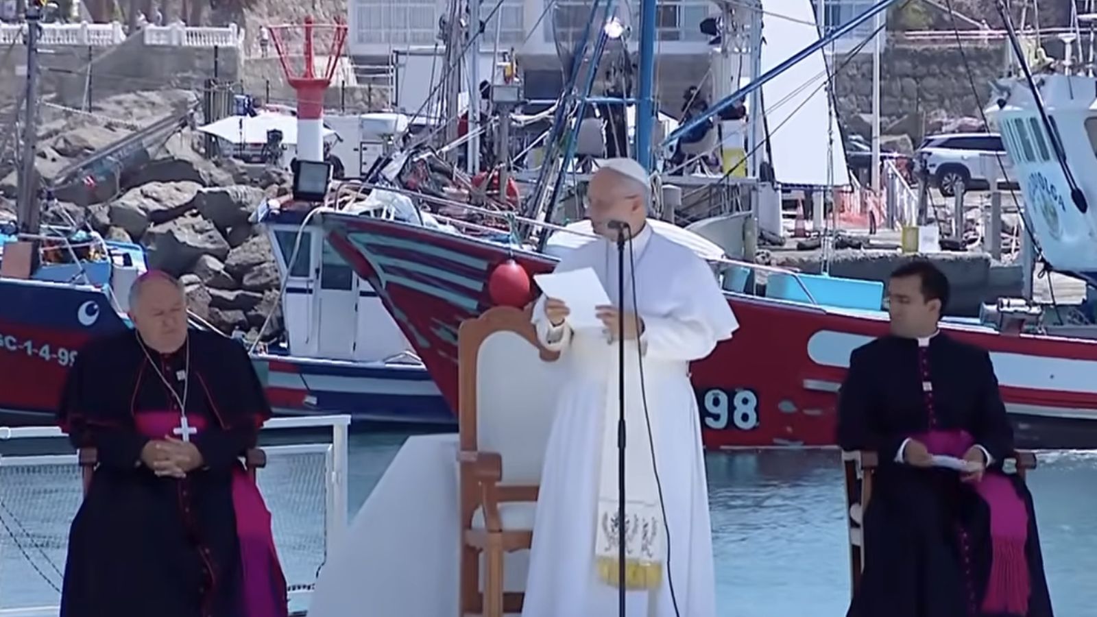 El Papa, en Arguineguín