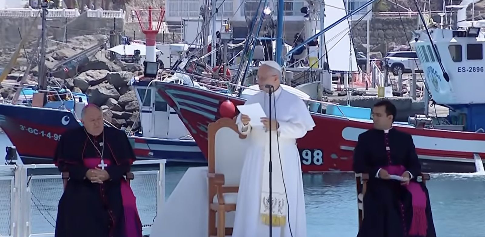 El Papa, en Arguineguín