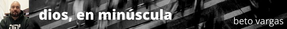 dios, en minúscula