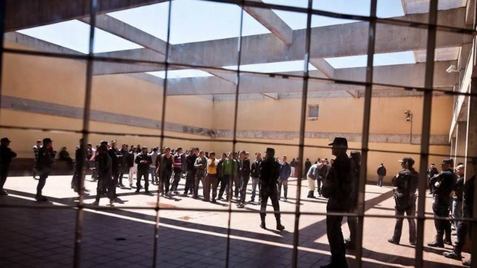 Interior del CIE de la Zona Franca de Barcelona