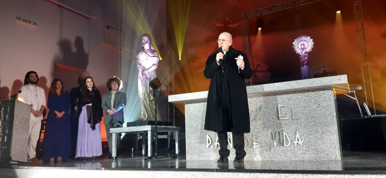 Osoro, tras el 'Vía Crucis' en El Pilar