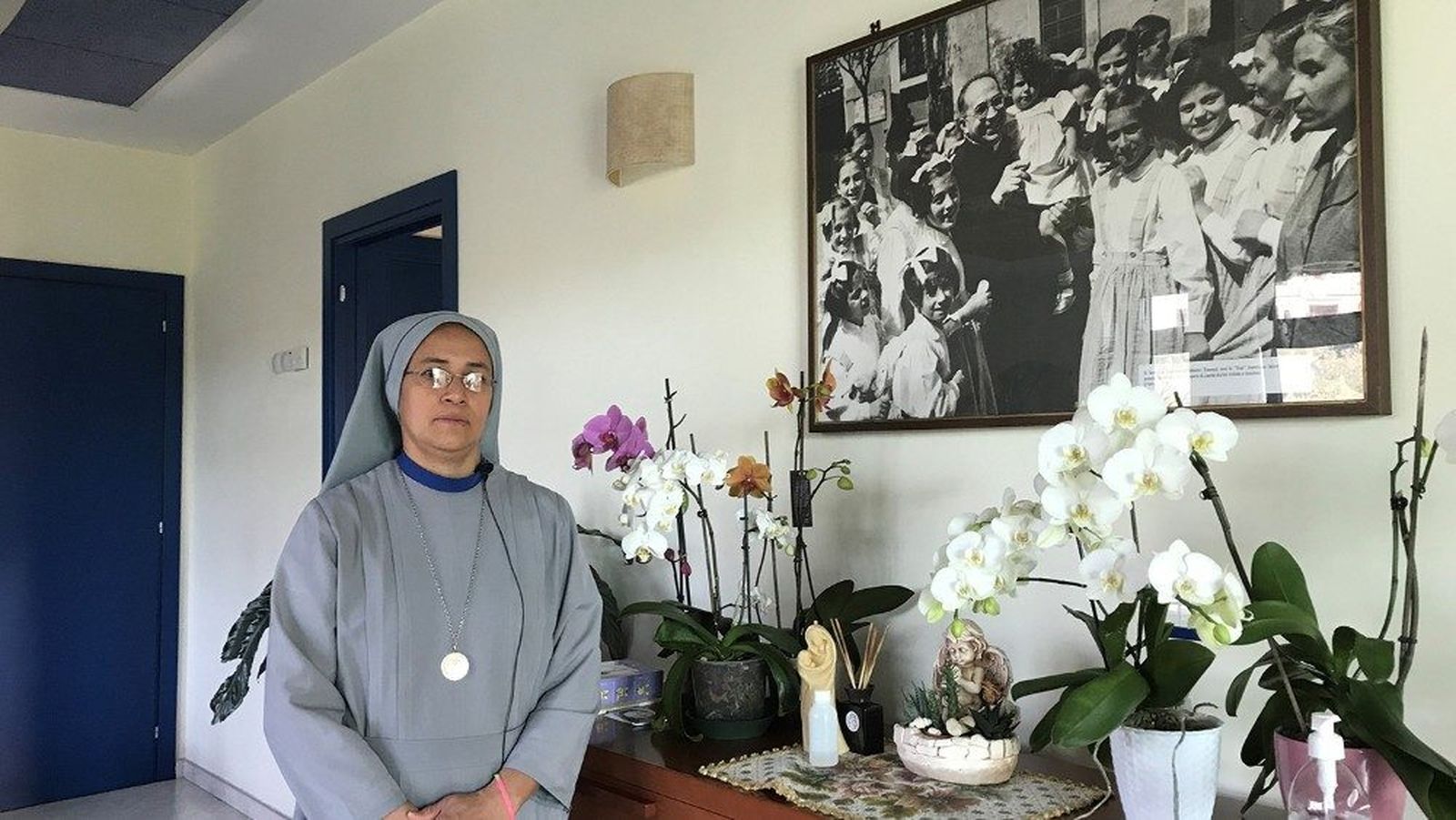 Sor Isabel Cristina, una de las responsables de la “Casa Familia Mater Divini Amoris”.