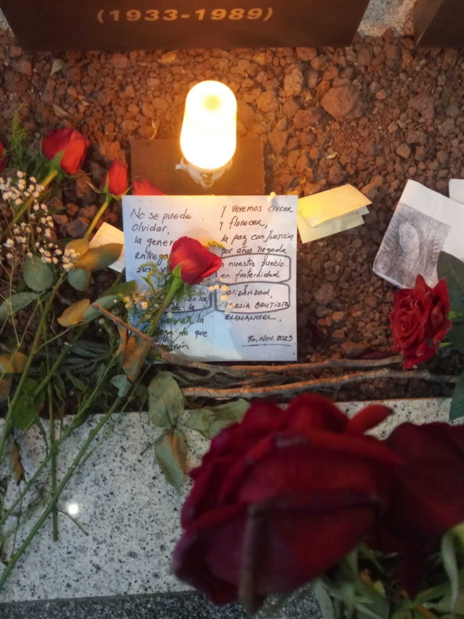 Recuerdo a los mártires de la UCA