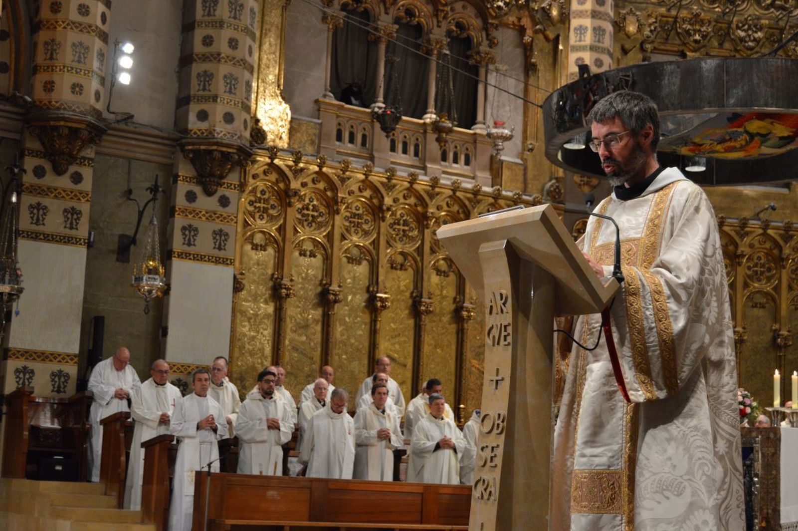 Encuentro histórico del clero catalán en Montserrat