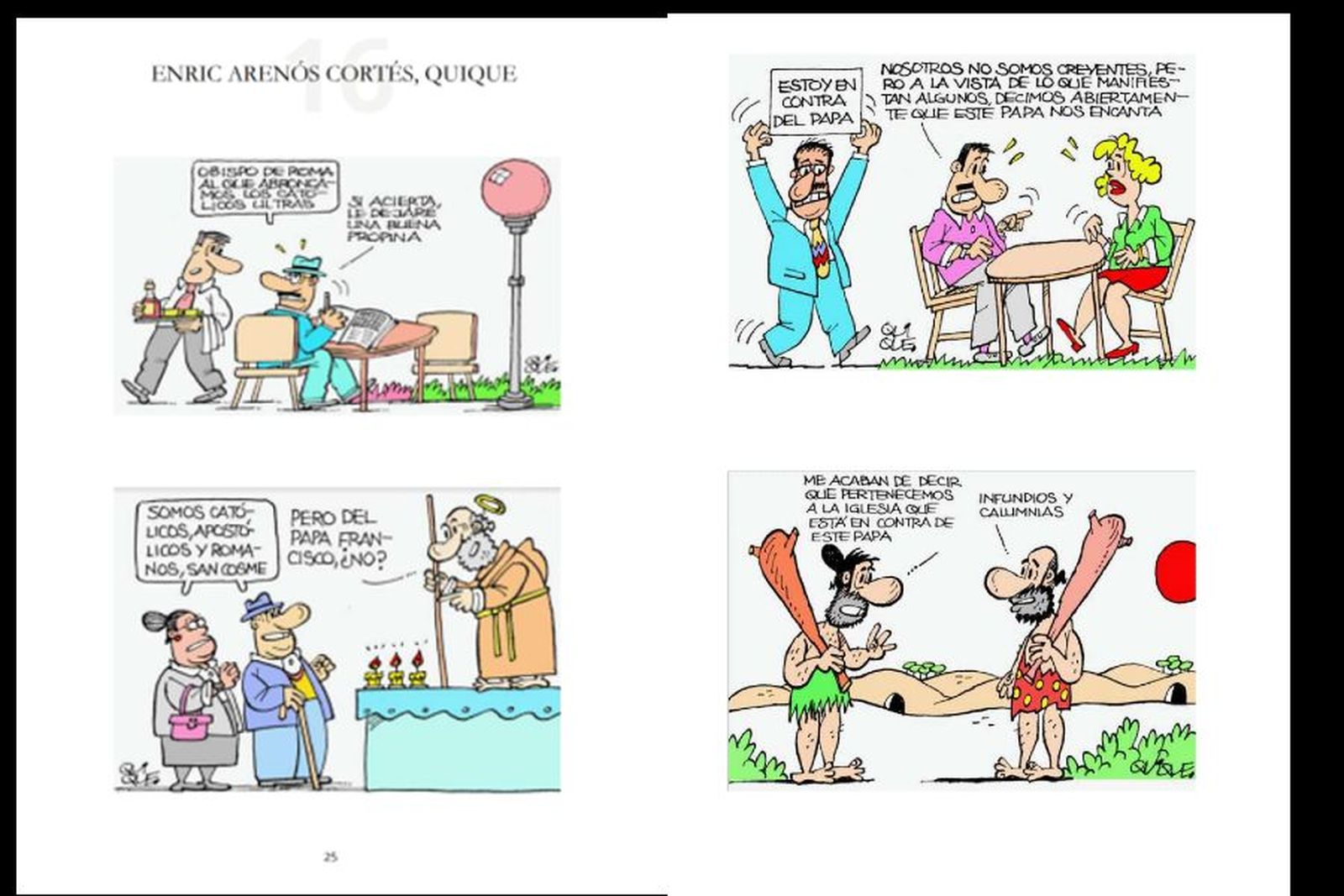 Las viñetas de Quique en el especial RDconelPapa