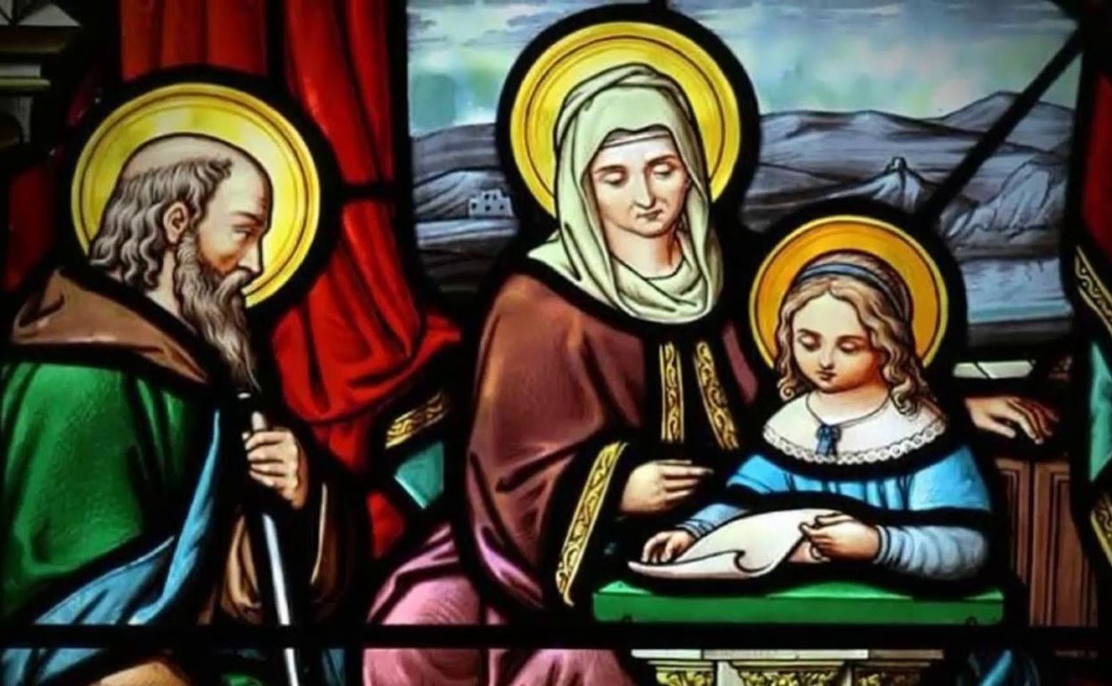 Sta. Ana y S. Joaquín (Padres de la Virgen, abuelos de Jesús)