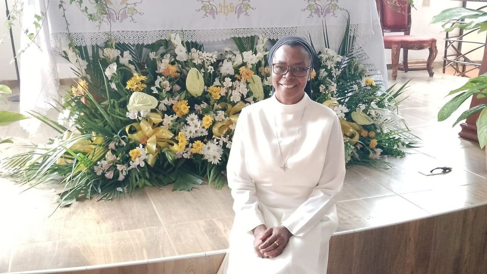 Hermana María Marthe Placius, misionera en Haití